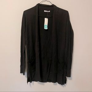 Black cardigan